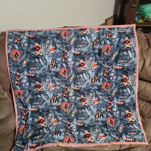 Handmade Vintage Baby Blanket 38x38